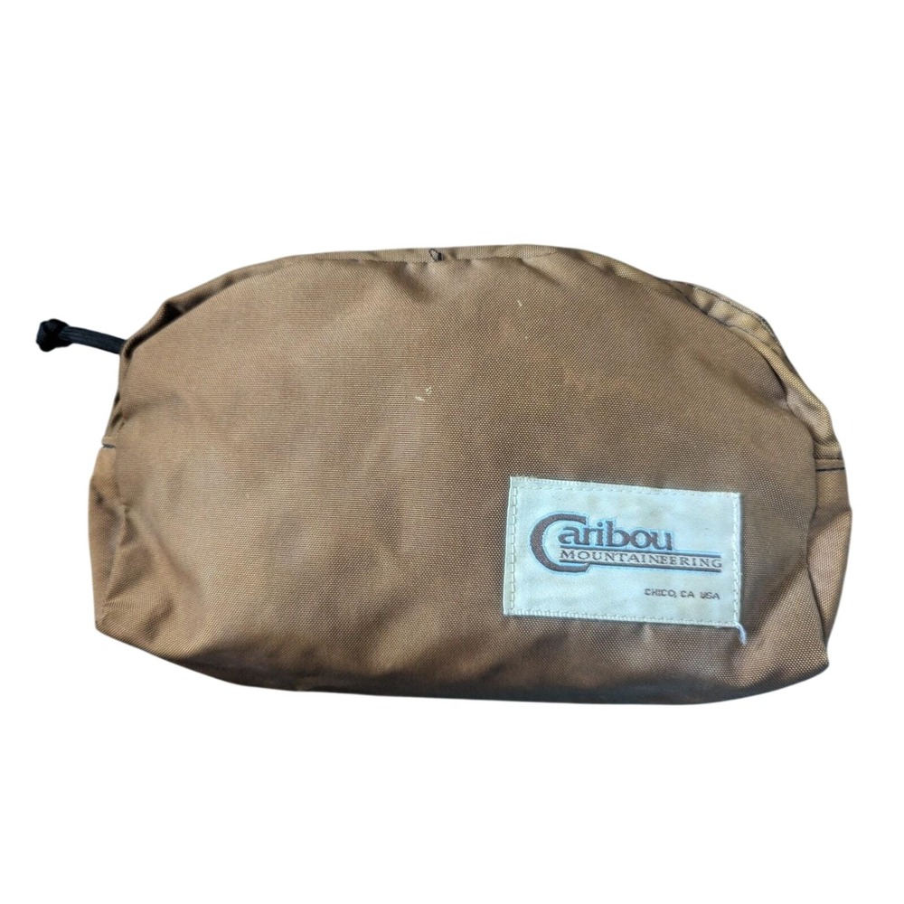 70/80s Vtg Rare Caribou Accessory Utility Gorpcore USA Pristine Nylon YKK Zipper
